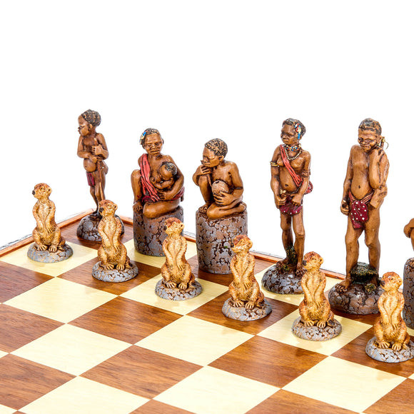 Bushmen Khoisan Chess Set