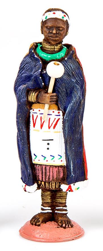 Replacement Chess Piece - TC01 Nbebele Queen