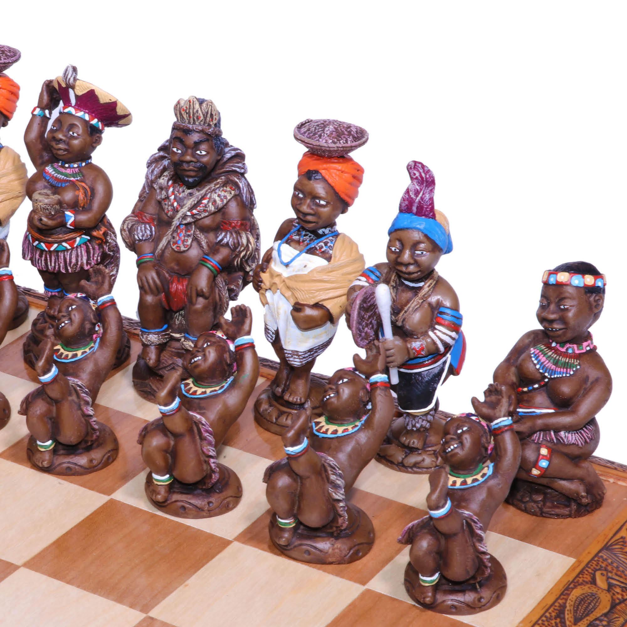 African General Tribal Chess Set