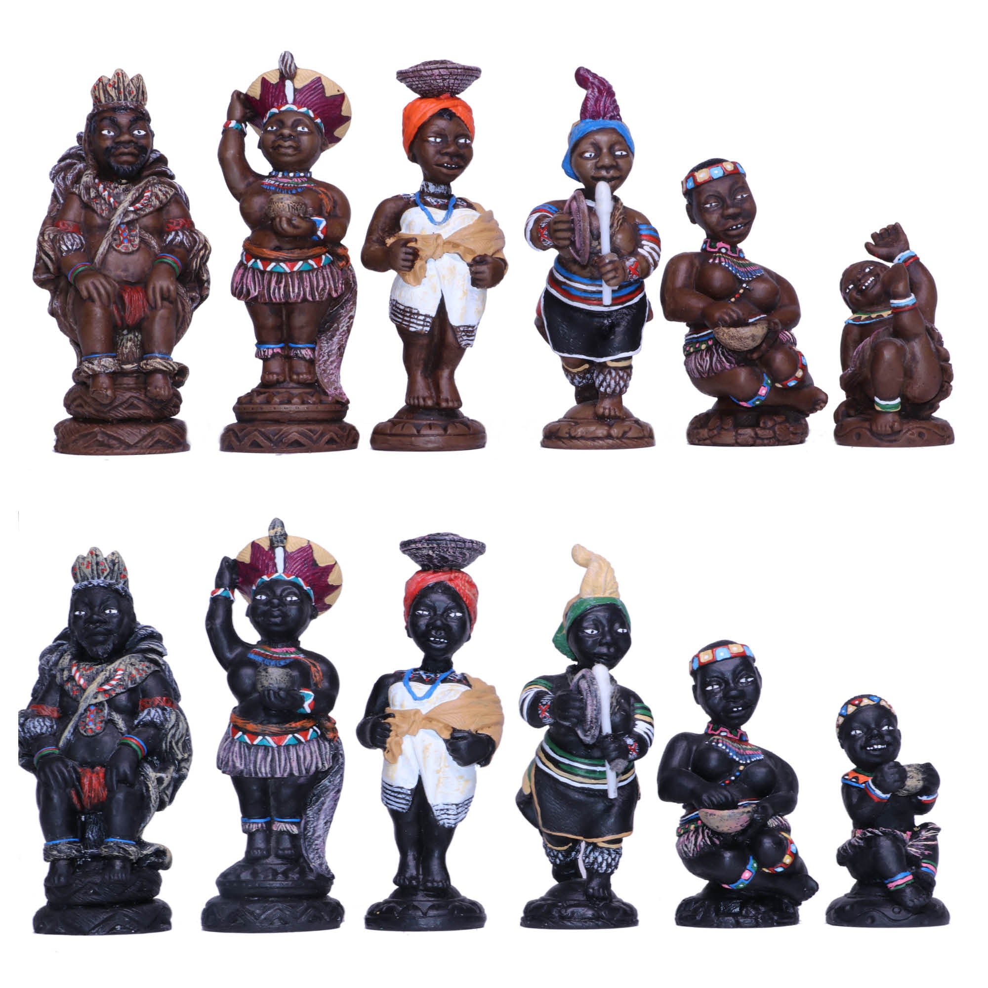 African General Tribal Chess Set